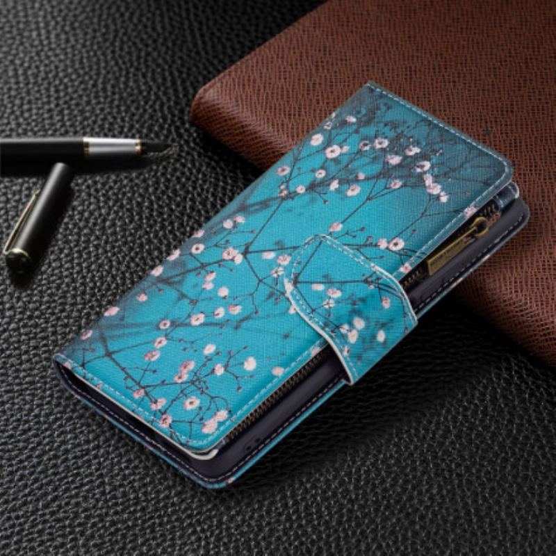 Capa Folio Para Xiaomi 11T / 11T Pro Bolso De Árvore Com Zíper