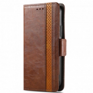 Capa Folio Para Xiaomi 11T / 11T Pro Fecho Duplo Bicolor