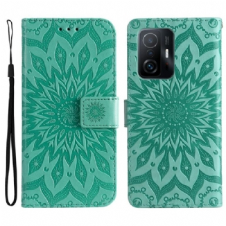 Capa Folio Para Xiaomi 11T / 11T Pro Flor Do Sol