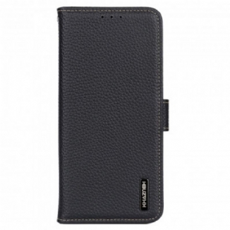 Capa Folio Para Xiaomi 11T / 11T Pro Khazneh Lichia Couro