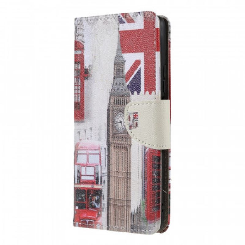 Capa Folio Para Xiaomi 11T / 11T Pro Vida Em Londres