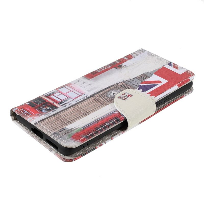 Capa Folio Para Xiaomi 11T / 11T Pro Vida Em Londres