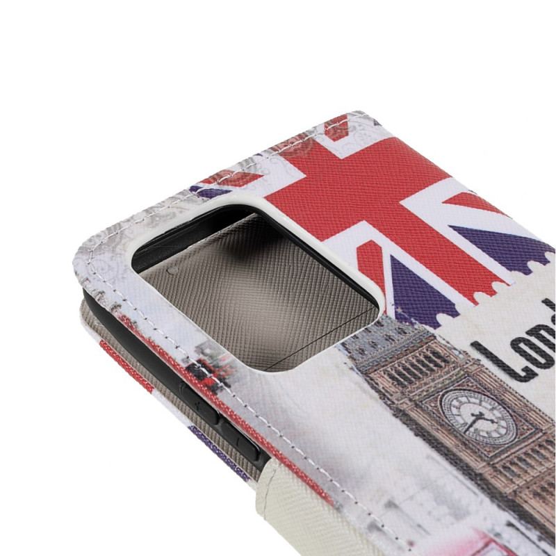 Capa Folio Para Xiaomi 11T / 11T Pro Vida Em Londres