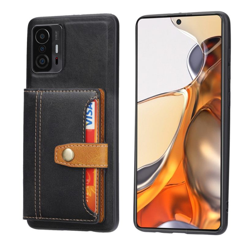 Capa Para Xiaomi 11T / 11T Pro Alça De Suporte Para Titular Do Cartão