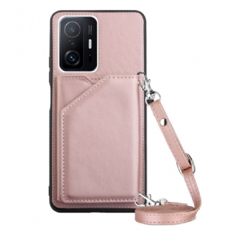 Capa Para Xiaomi 11T / 11T Pro Alça De Suporte Para Vários Cartões