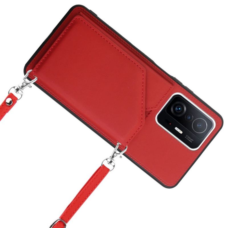 Capa Para Xiaomi 11T / 11T Pro Alça De Suporte Para Vários Cartões