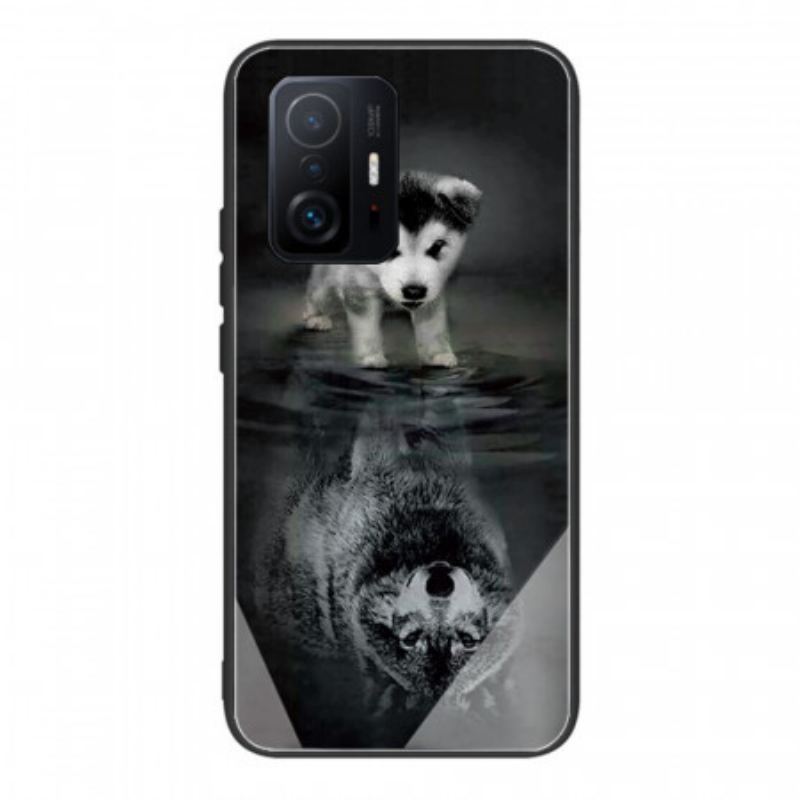 Capa Para Xiaomi 11T / 11T Pro Cachorrinho Sonho De Vidro Temperado