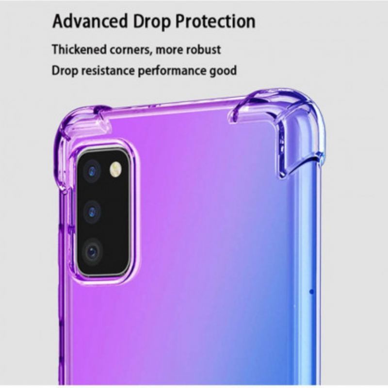 Capa Para Xiaomi 11T / 11T Pro Cantos Reforçados Com Cor Gradiente