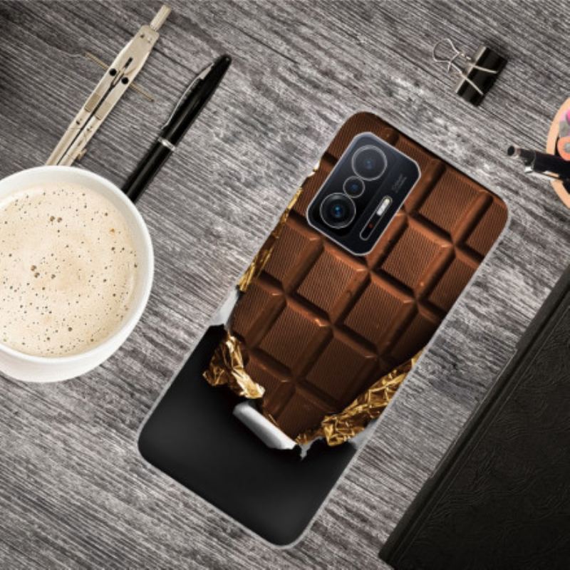 Capa Para Xiaomi 11T / 11T Pro Chocolate Flexível