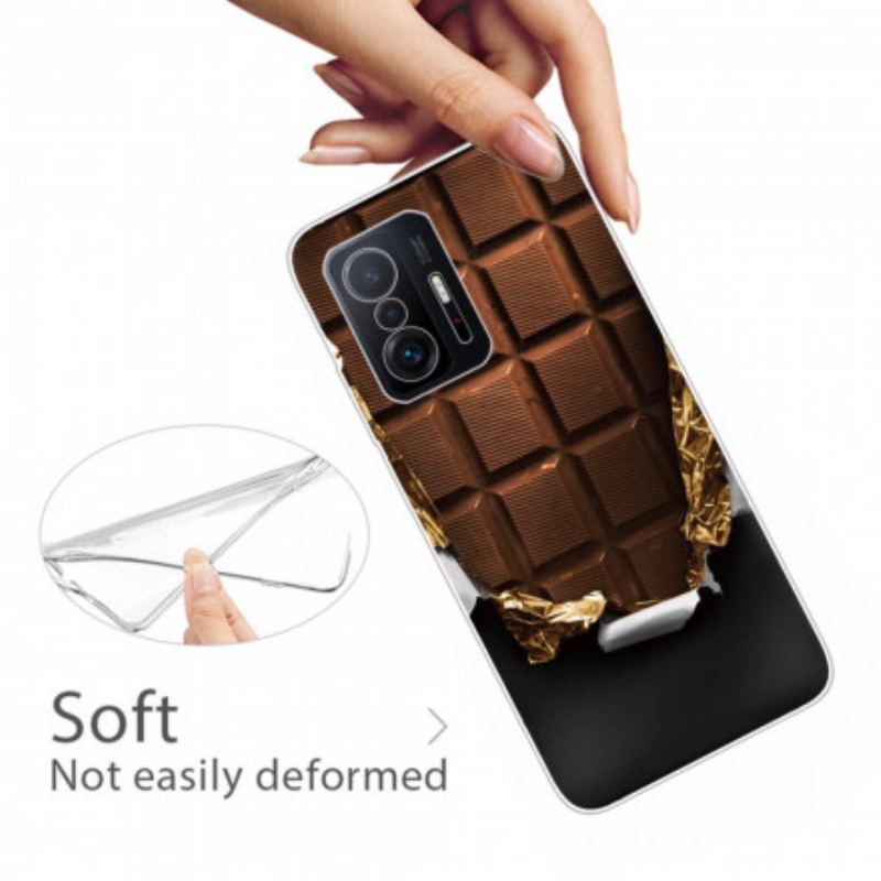 Capa Para Xiaomi 11T / 11T Pro Chocolate Flexível