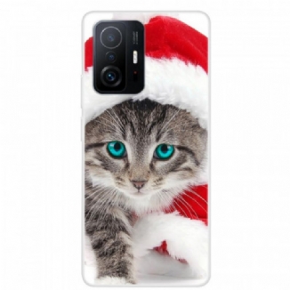 Capa Para Xiaomi 11T / 11T Pro Gato De Natal