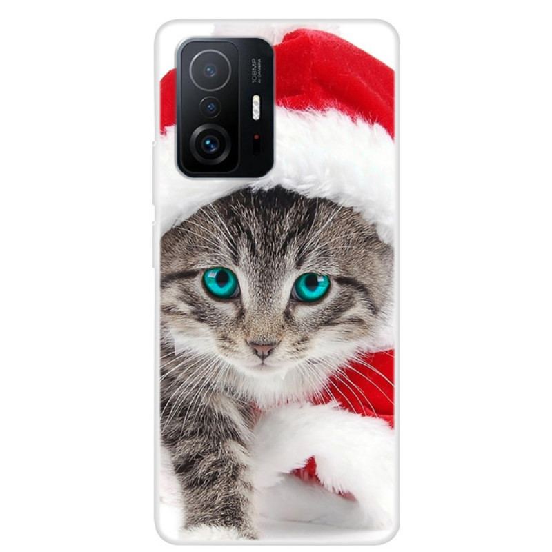 Capa Para Xiaomi 11T / 11T Pro Gato De Natal