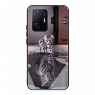 Capa Para Xiaomi 11T / 11T Pro Kitten Dream Vidro Temperado