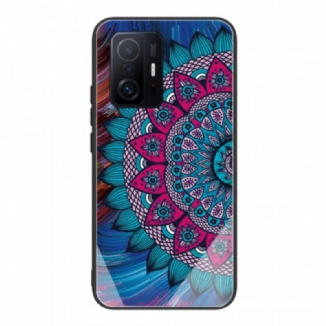 Capa Para Xiaomi 11T / 11T Pro Mandala Vidro Temperado