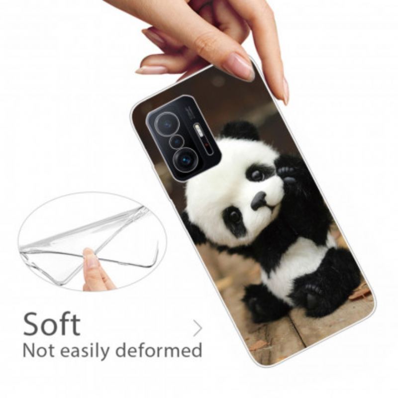 Capa Para Xiaomi 11T / 11T Pro Panda Flexível