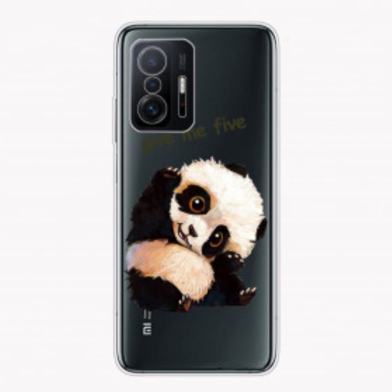 Capa Para Xiaomi 11T / 11T Pro Panda Sem Costura Dá-me Cinco