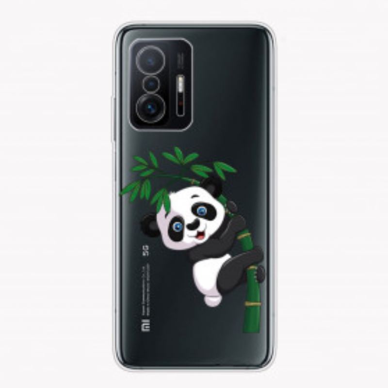 Capa Para Xiaomi 11T / 11T Pro Panda Sem Costura Em Bambu