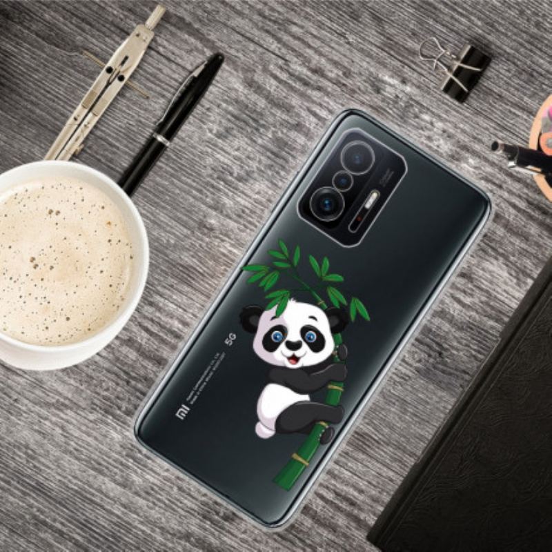 Capa Para Xiaomi 11T / 11T Pro Panda Sem Costura Em Bambu