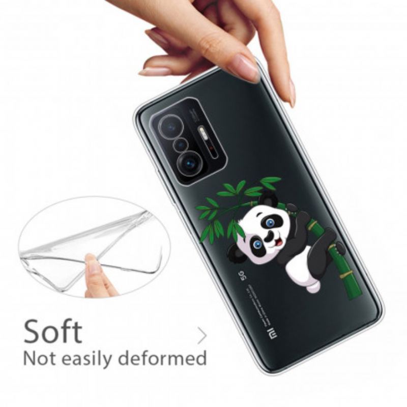 Capa Para Xiaomi 11T / 11T Pro Panda Sem Costura Em Bambu