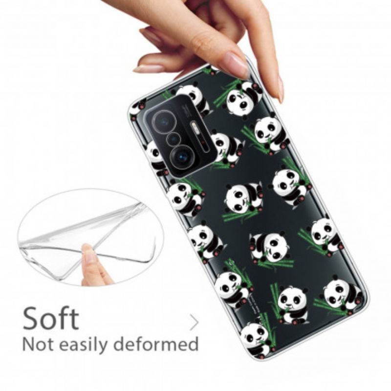 Capa Para Xiaomi 11T / 11T Pro Pequenos Pandas