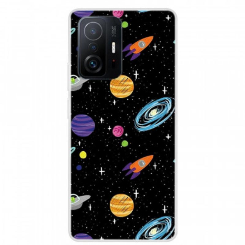 Capa Para Xiaomi 11T / 11T Pro Planeta Galáxia