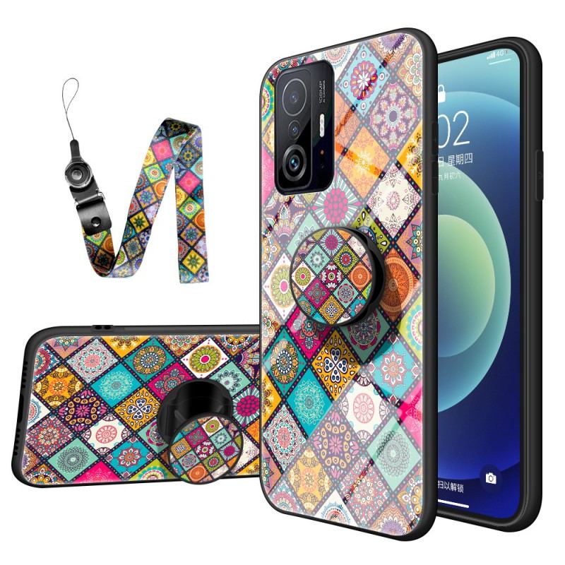 Capa Para Xiaomi 11T / 11T Pro Suporte Magnético Patchwork