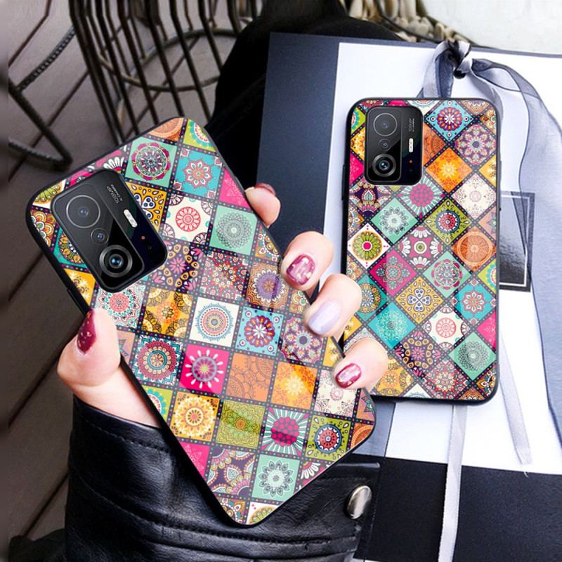 Capa Para Xiaomi 11T / 11T Pro Suporte Magnético Patchwork