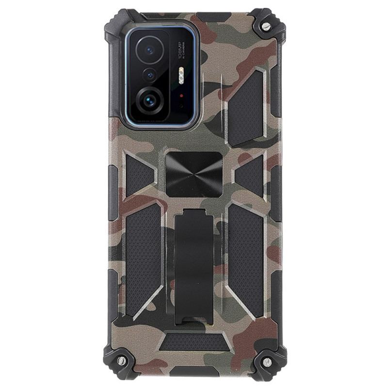 Capa Para Xiaomi 11T / 11T Pro Suporte Removível De Camuflagem