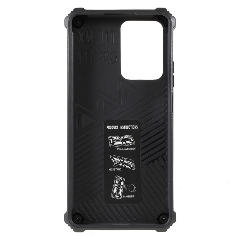 Capa Para Xiaomi 11T / 11T Pro Suporte Removível De Camuflagem