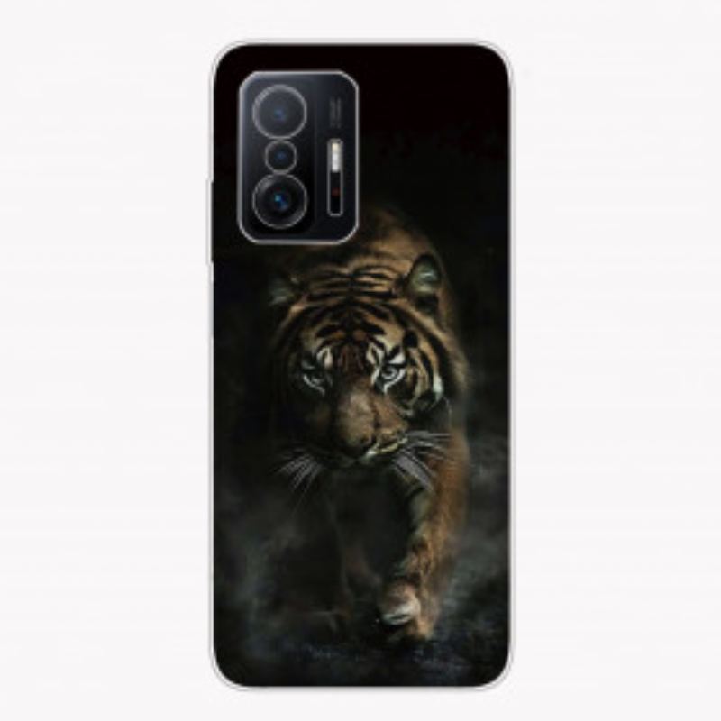 Capa Para Xiaomi 11T / 11T Pro Tigre Flexível