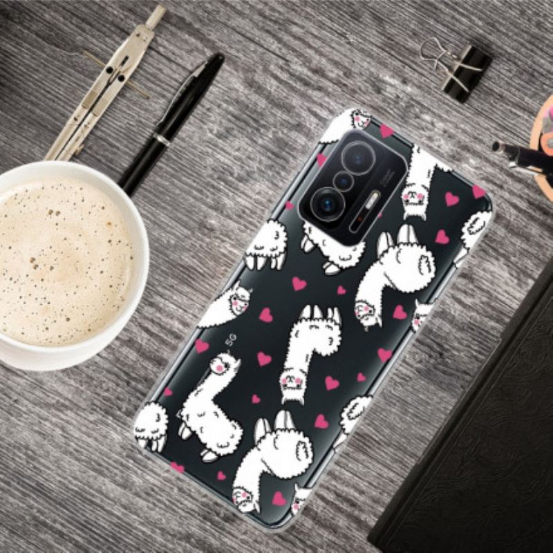 Capa Para Xiaomi 11T / 11T Pro Top Lhamas