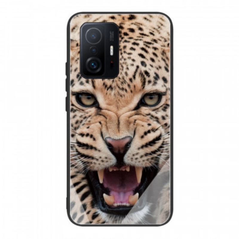 Capa Para Xiaomi 11T / 11T Pro Vidro Temperado Leopardo