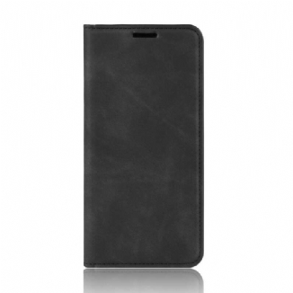 Capa De Celular Para Samsung Galaxy Note 10 Lite Flip Efeito Couro Chique