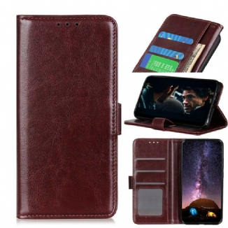 Capa Flip Para Samsung Galaxy Note 10 Lite Efeito Couro Incrível