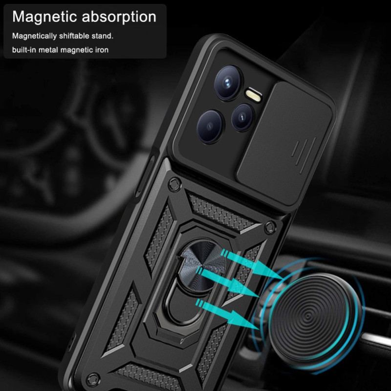 Capa De Celular Para Realme C35 Camshield Com Anel Magnético