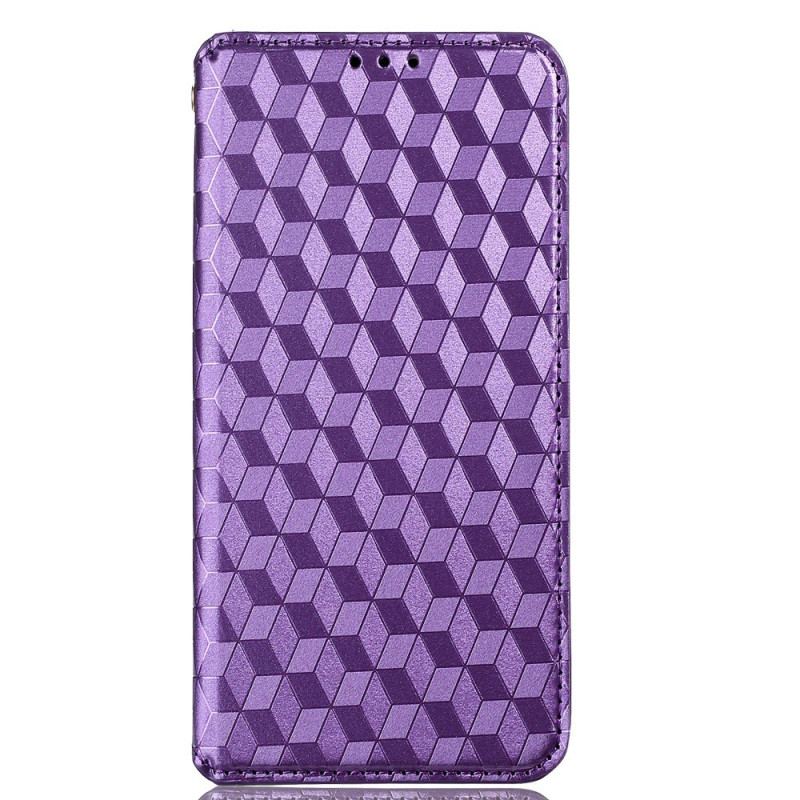 Capa De Celular Para Realme C35 Flip Diamantes E Cubos