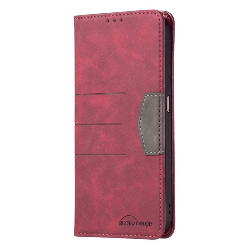 Capa De Celular Para Realme C35 Flip Linhas De Cores Binfen