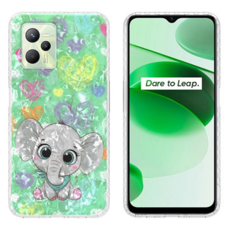 Capa Para Realme C35 Elefante Estiloso