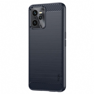 Capa Para Realme C35 Fibra De Carbono Escovada