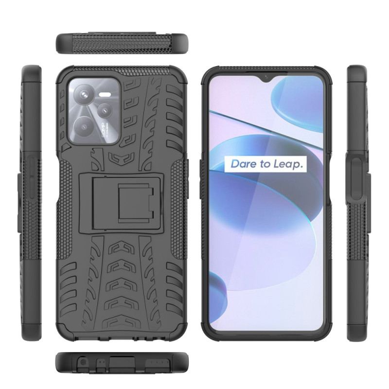 Capa Para Realme C35 Híbrido Antiderrapante Com Suporte