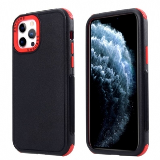 Capa De Celular Para iPhone 14 Pro Cantos Reforçados Bicolores