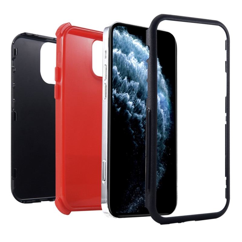 Capa De Celular Para iPhone 14 Pro Cantos Reforçados Bicolores