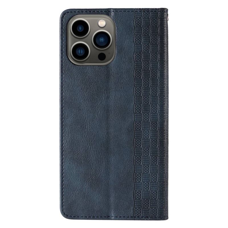 Capa De Celular Para iPhone 14 Pro De Cordão Flip Strappy Vintage