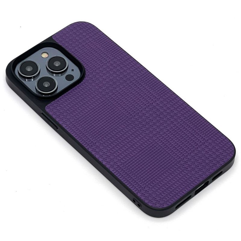 Capa De Celular Para iPhone 14 Pro Couro Sintético Cruzado