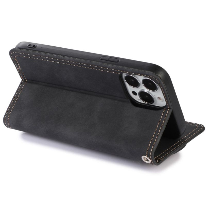 Capa De Celular Para iPhone 14 Pro Flip Bolso Frontal Espelhado