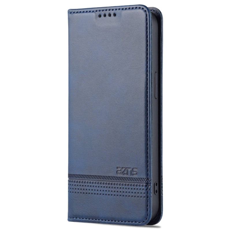 Capa De Celular Para iPhone 14 Pro Flip Estilo De Couro Azns