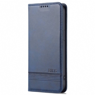 Capa De Celular Para iPhone 14 Pro Flip Estilo De Couro Azns