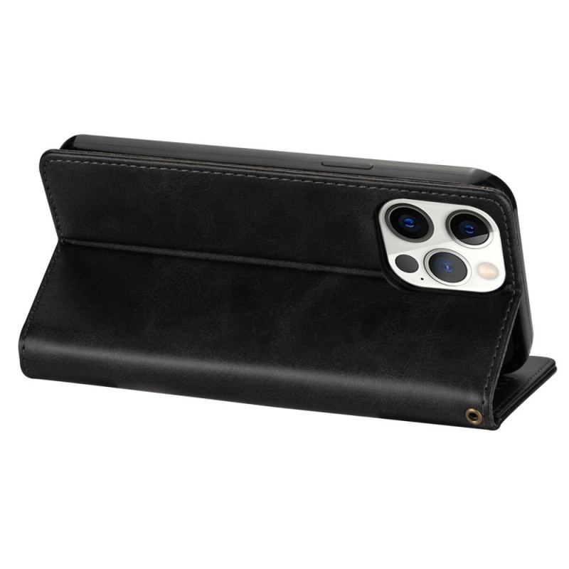 Capa Flip Para iPhone 14 Pro De Cordão Porta-moedas Cordão