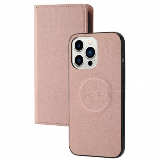 Capa Capa Flip Para iPhone 14 Pro Fecho De Prata Destacável