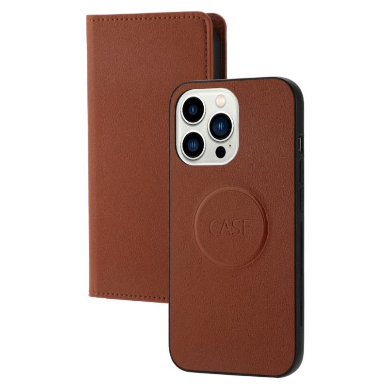 Capa Capa Flip Para iPhone 14 Pro Fecho De Prata Destacável